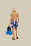 Swim Shorts - Blue Rippling