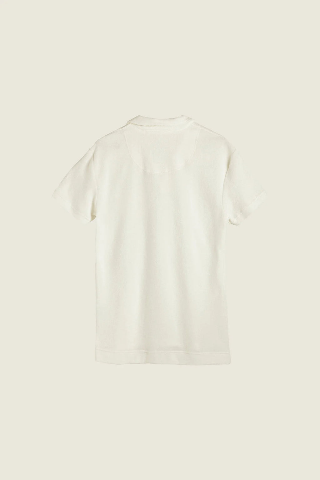 Terry Polo Shirt - White