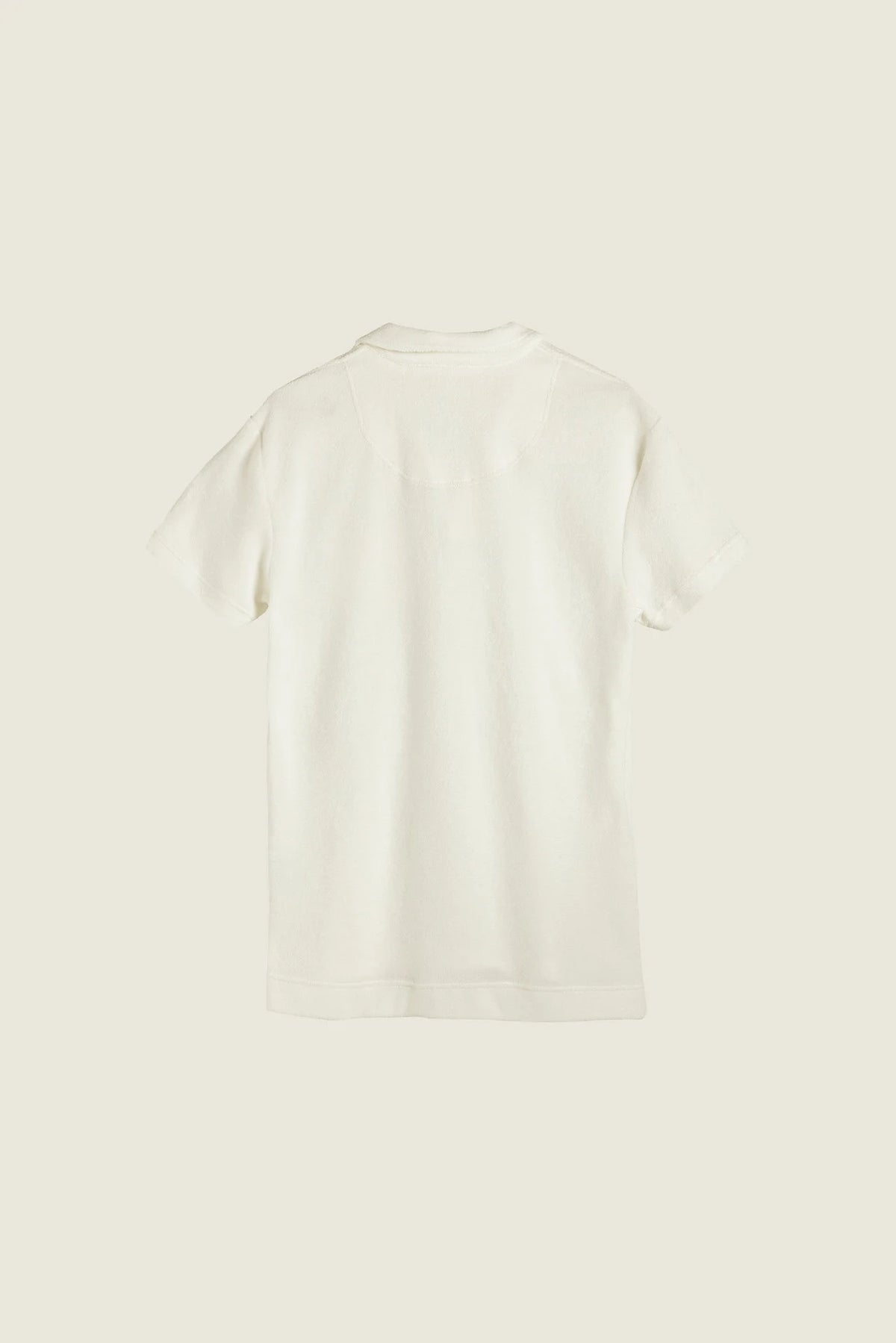 Terry Polo Shirt - White