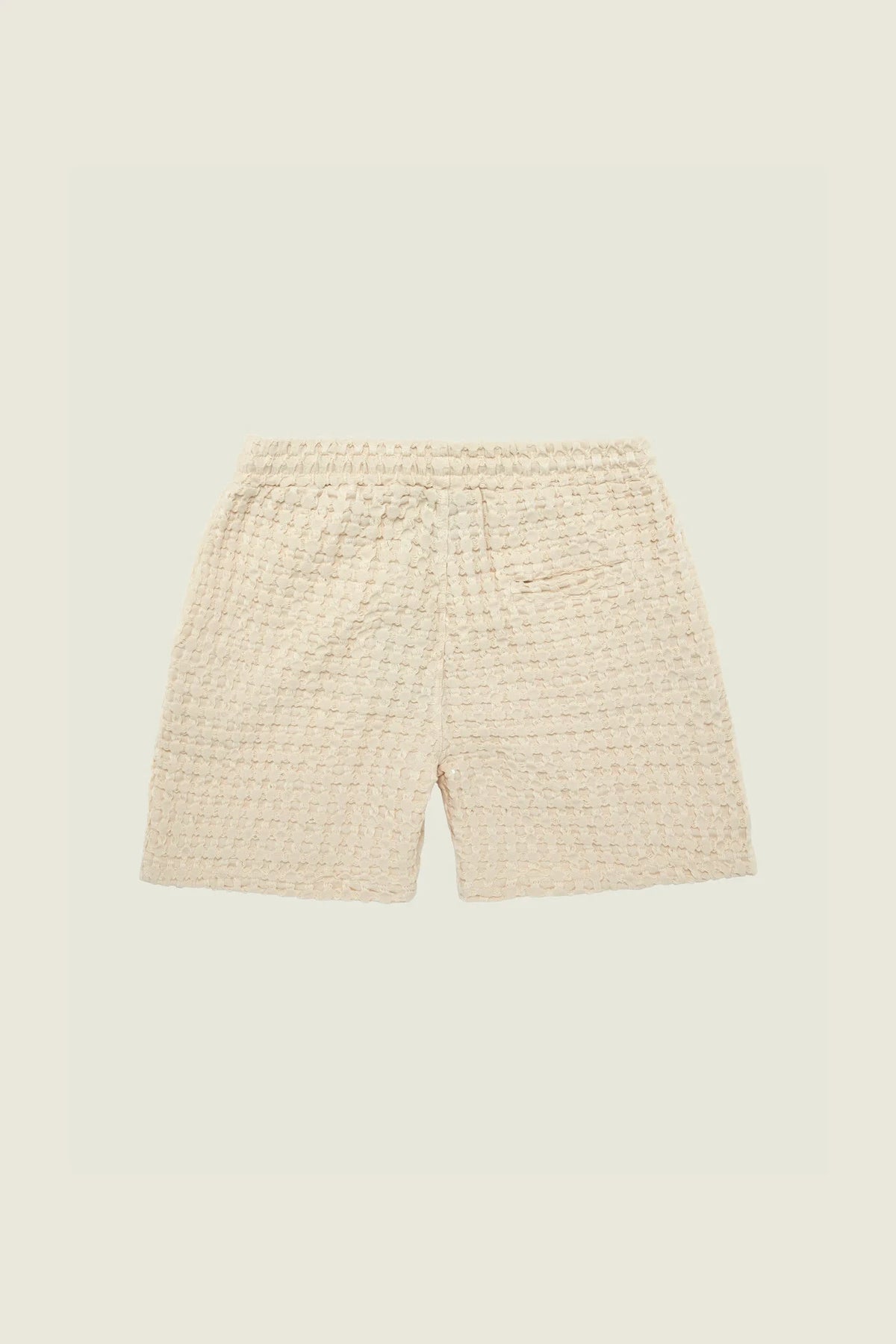 Porto Waffle Shorts - Ecru