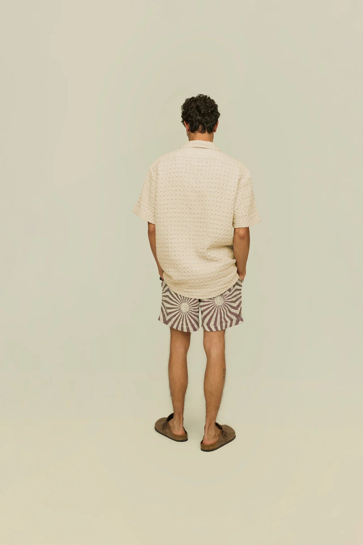 Cuba Waffle Shirt - Ecru