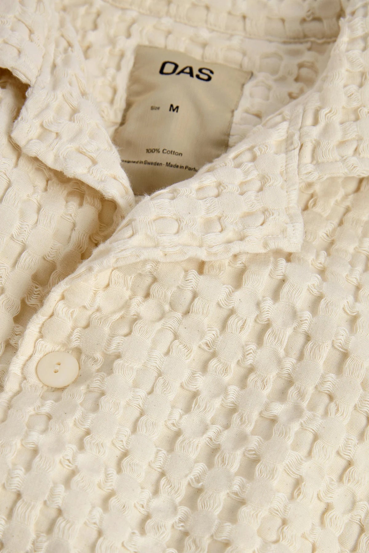 Cuba Waffle Shirt - Ecru