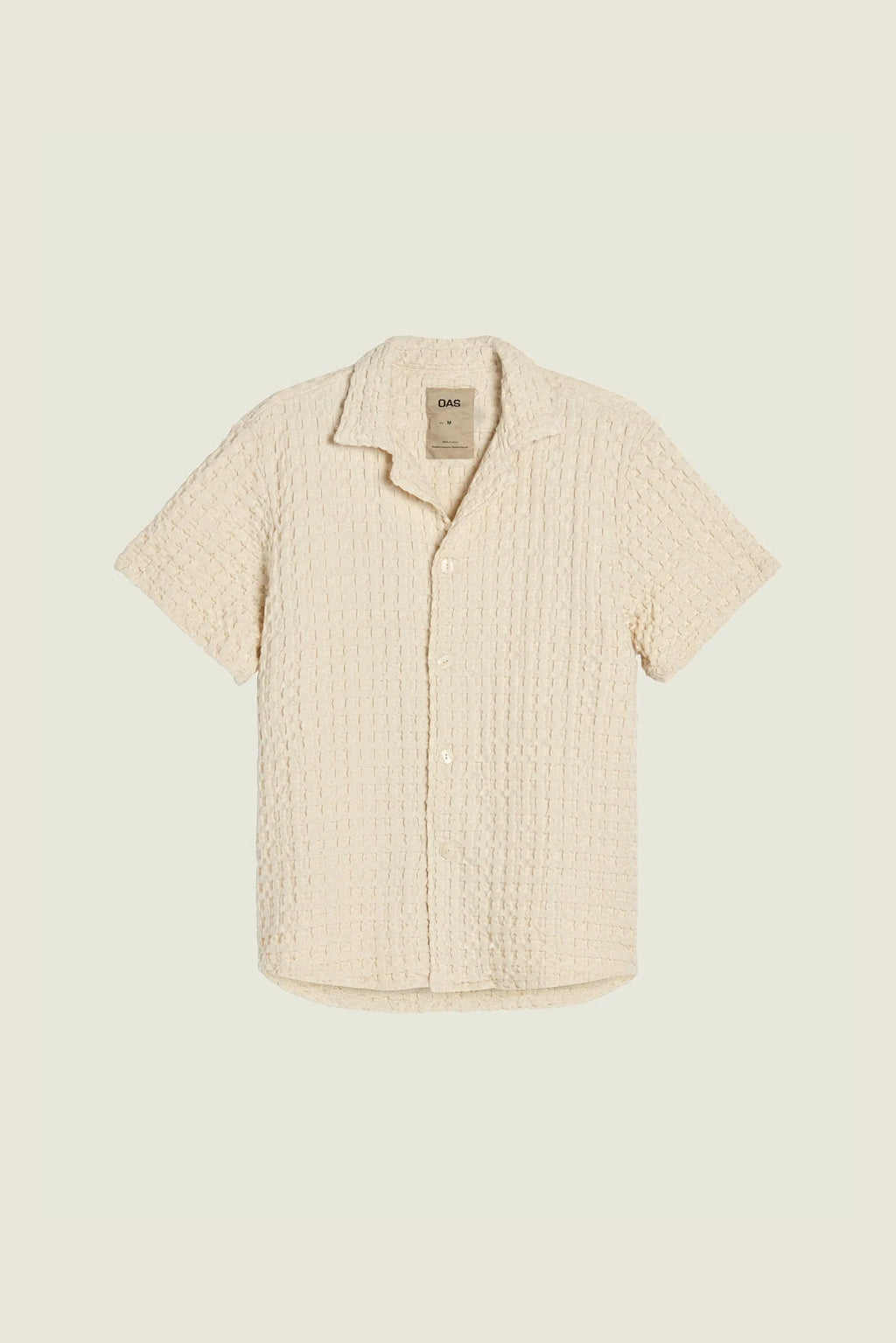 Cuba Waffle Shirt - Ecru