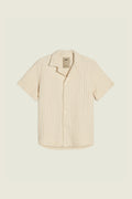 Cuba Waffle Shirt - Ecru