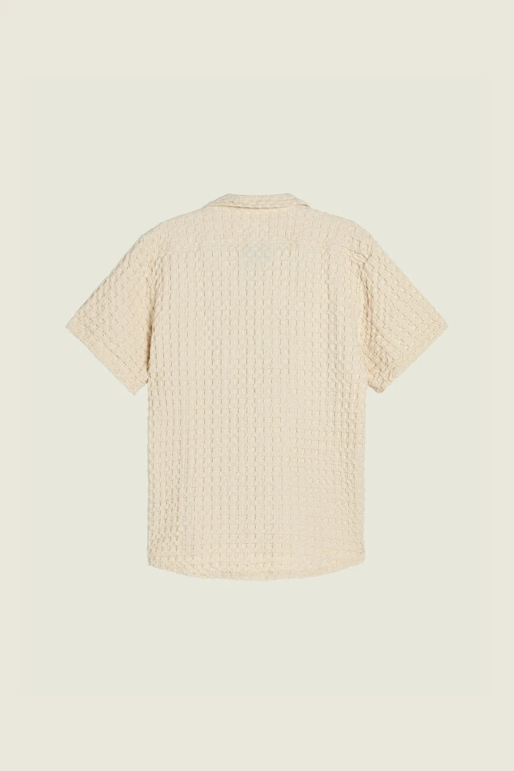 Cuba Waffle Shirt - Ecru