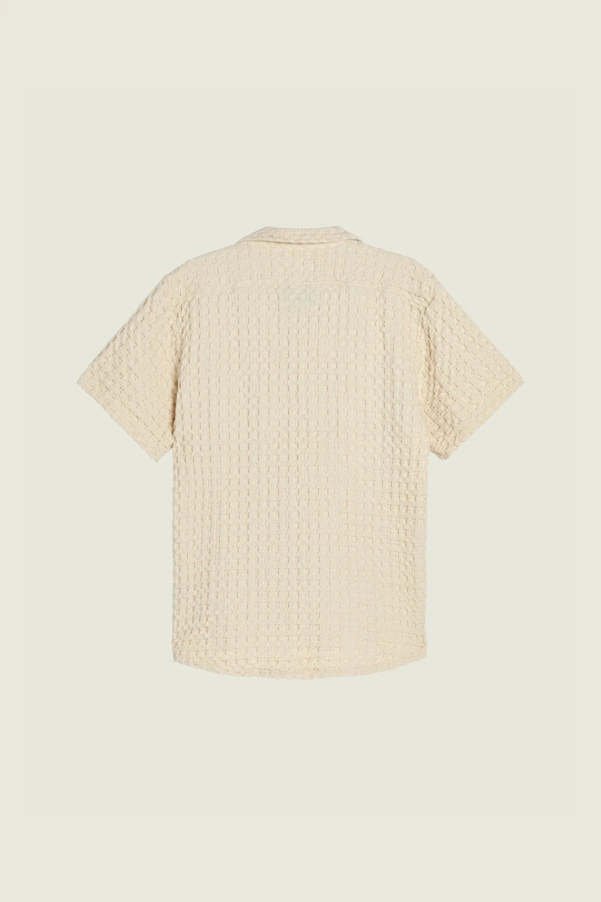 Cuba Waffle Shirt - Ecru