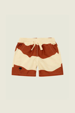 Kids Swim Shorts - Amber Dune