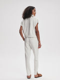 Kelly Half Zip Sweat - Ivory Marl