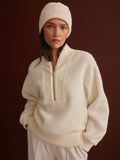 Mumford Half-Zip Fleece - Egret