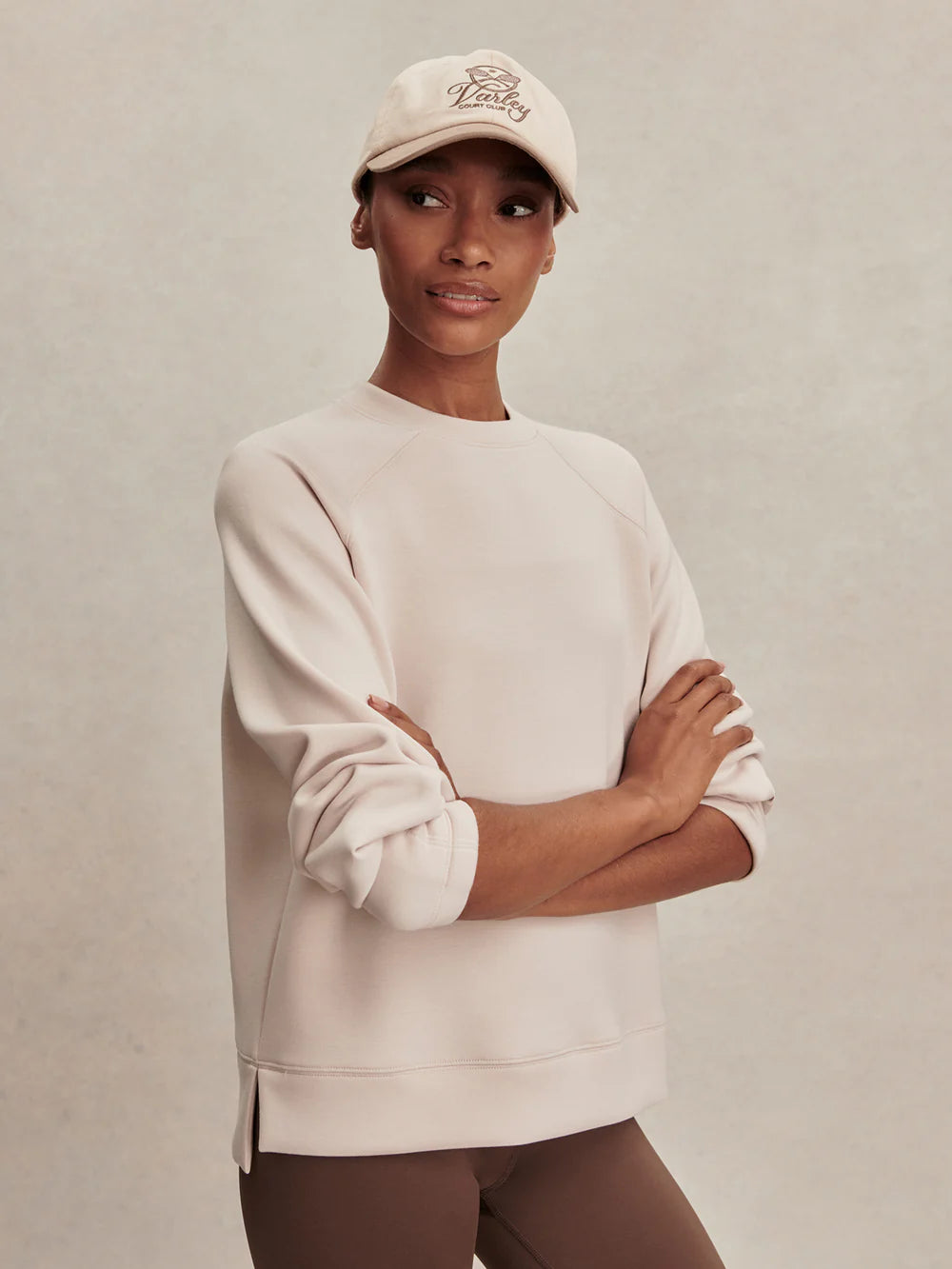 Zosia Crew-Neck Sweat - Silver Grey