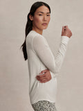 Samia Seamless Long Sleeve Tee - White