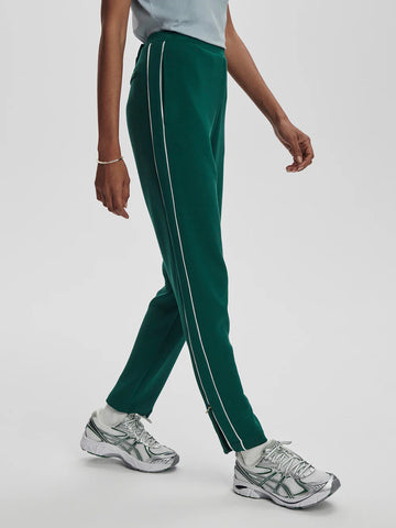 The Slim Piped Pant - Forest