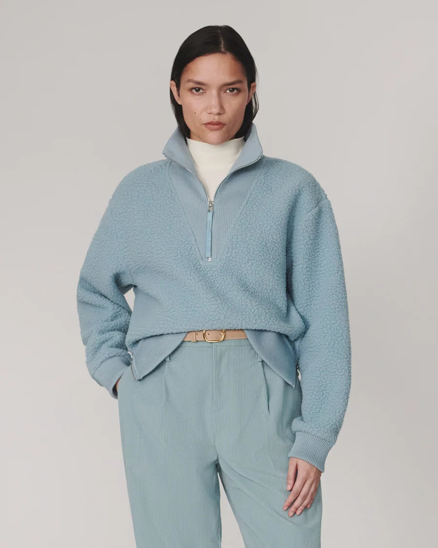 Jaylin Half-Zip Fleece - Tourmaline