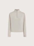 Lamia Half-Zip Sweat - Pebble Marl