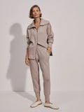 The Slim Cuff Pant 27.5 - Taupe Marl