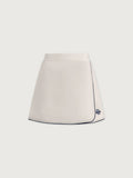 Anaya Mid Rise Skort - White
