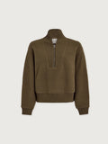 Mumford Half-Zip Fleece - Teak Olive