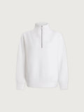 Hawley Half-Zip Sweat - White