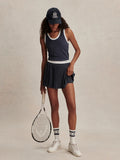 Clemency Mid Rise Skort - Blue Nights