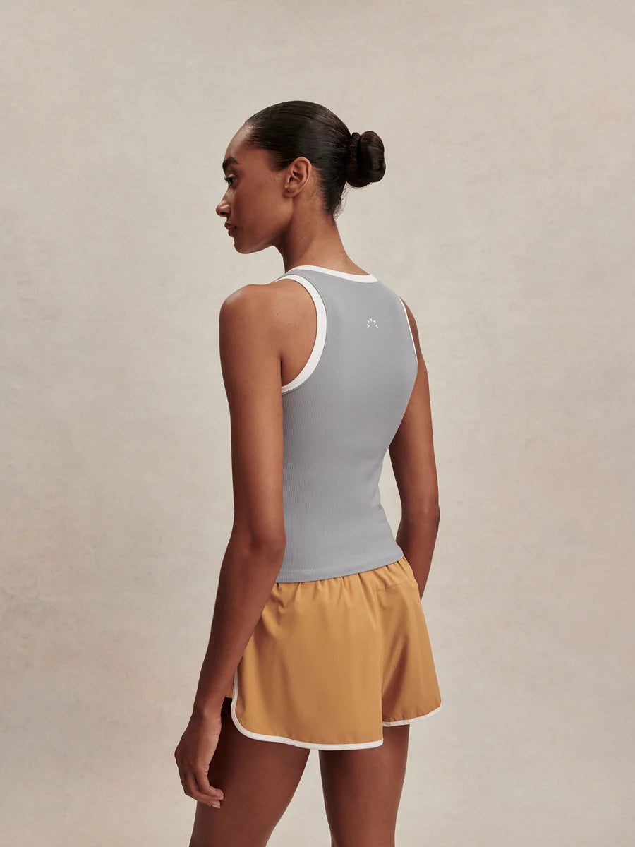 Chia V-Neck Tank - Wind Blue