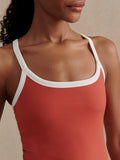 Theon Scoop Neck Tank - Baked Apple