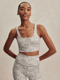 FreeSoft Cori Bra - Ivory Abstract Feather