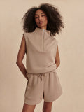 Atrium High Rise Short - Light Taupe