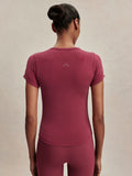 Casper Seamless Tee - Rich Raspberry