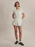 Saskia Seamless Longline Tee - White