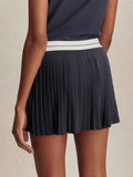 Clemency Mid Rise Skort - Blue Nights