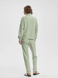 Hawley Half Zip Sweat - Snow Sage