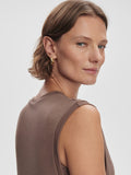 Page Seamless Crop Tank - Deep Taupe