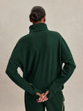 Ariana High-Neck Sweat - Pine Grove/Cement