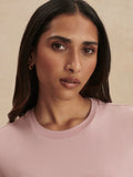 Regina Fitted Tee - Zephyr Mauve