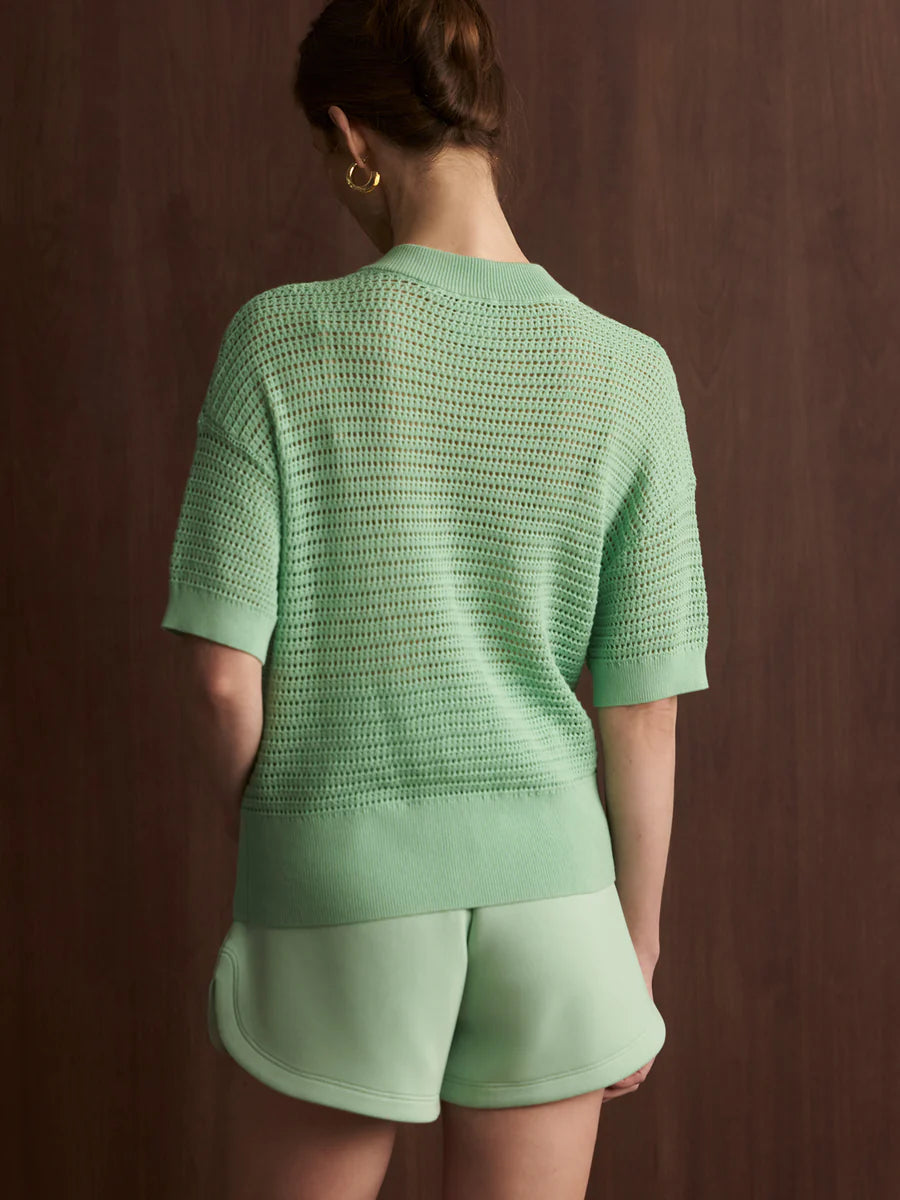 Callie Knit Top - Sage Mint