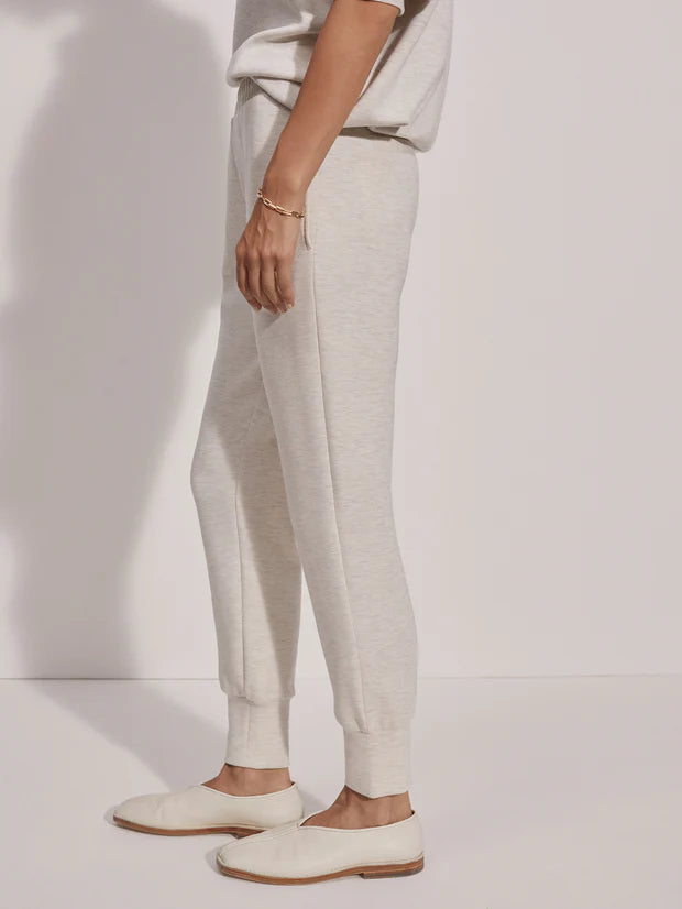 The Slim Cuff Pant 27.5 - Ivory Marl