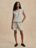 Rumer Long Short - Light Grey Marl