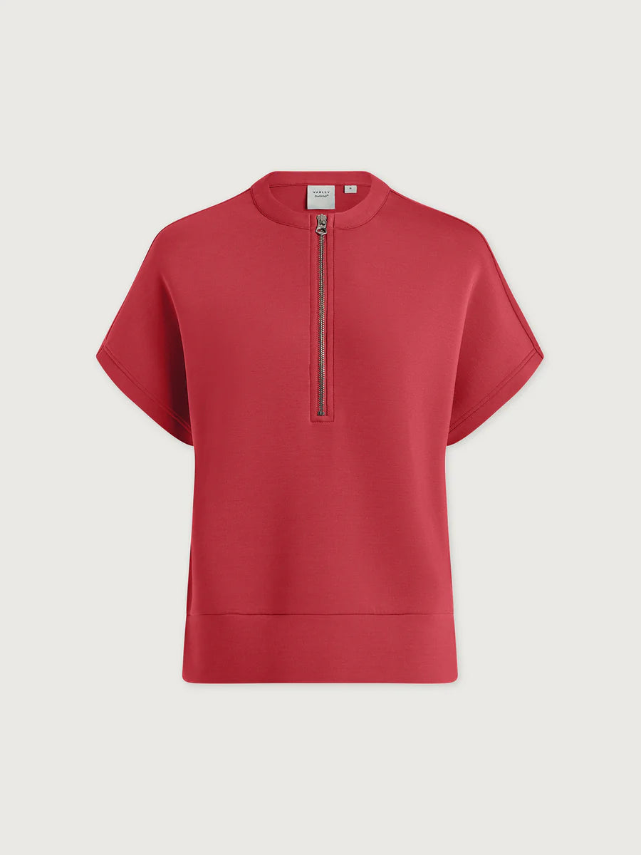 Adria Half Zip - Rich Raspberry
