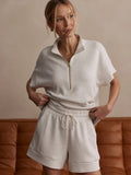 Atrium High-Rise Short - Ivory Marl