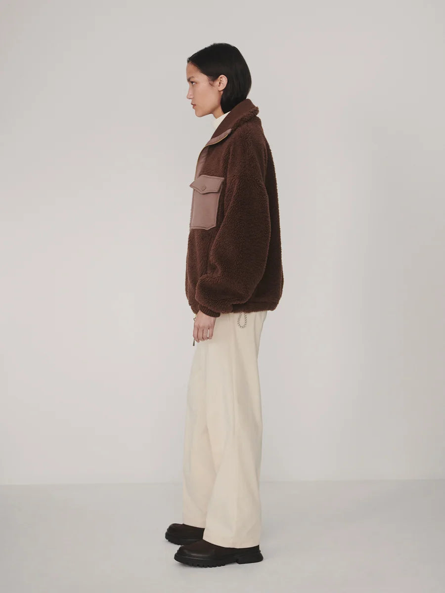 Lowell Sherpa Jacket - Carafe