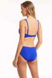 Essentials Mid Bikini Pant - Cobalt