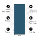 Love Yoga Mat Extra Thick - Dark Blue