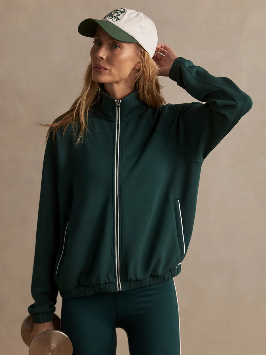 Magda Zip-Through Sweat - Ponderosa Pine