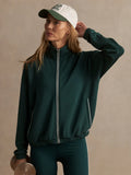 Magda Zip-Through Sweat - Ponderosa Pine
