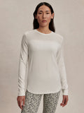 Samia Seamless Long Sleeve Tee - White
