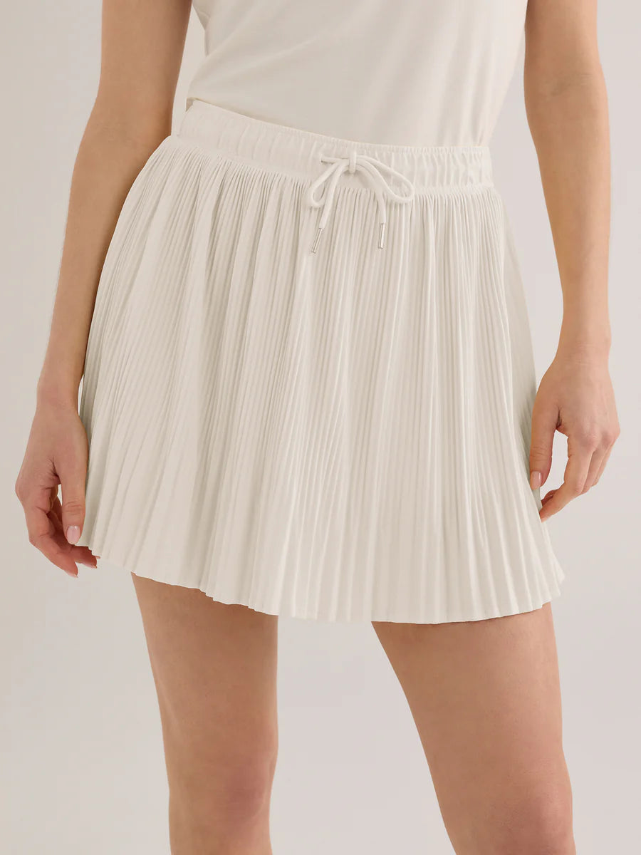 Davina High-Rise Skort - White