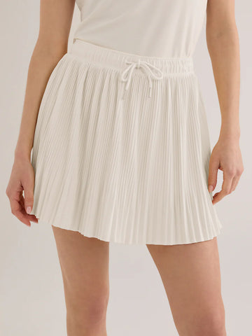 Davina High-Rise Skort - White
