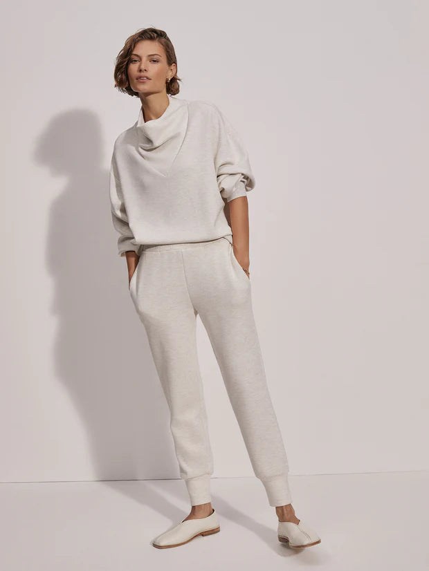 The Slim Cuff Pant 27.5 - Ivory Marl