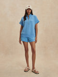 Ritchie Short Sleeve - Azure Blue
