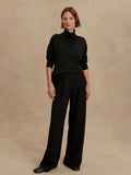 The Extra Wide Leg Pant - Black